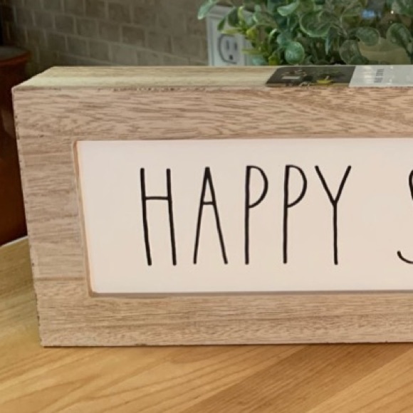 RAE DUNN “HAPPY SPRING” LL WOODEN SIGN - Picture 7 of 9